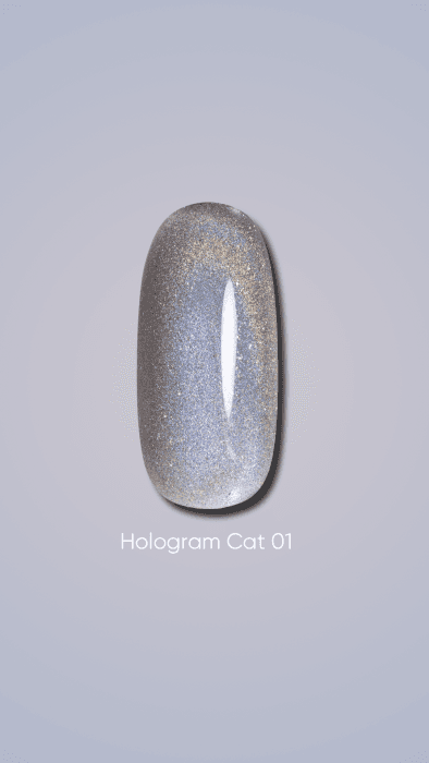 Гель-лак DARK gel polish Hologram Cat №01, 6 мл — фото 1