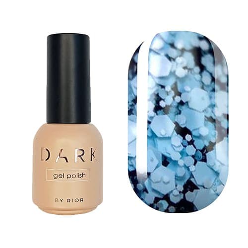 Гель-лак DARK Snow gel №01, 8 мл