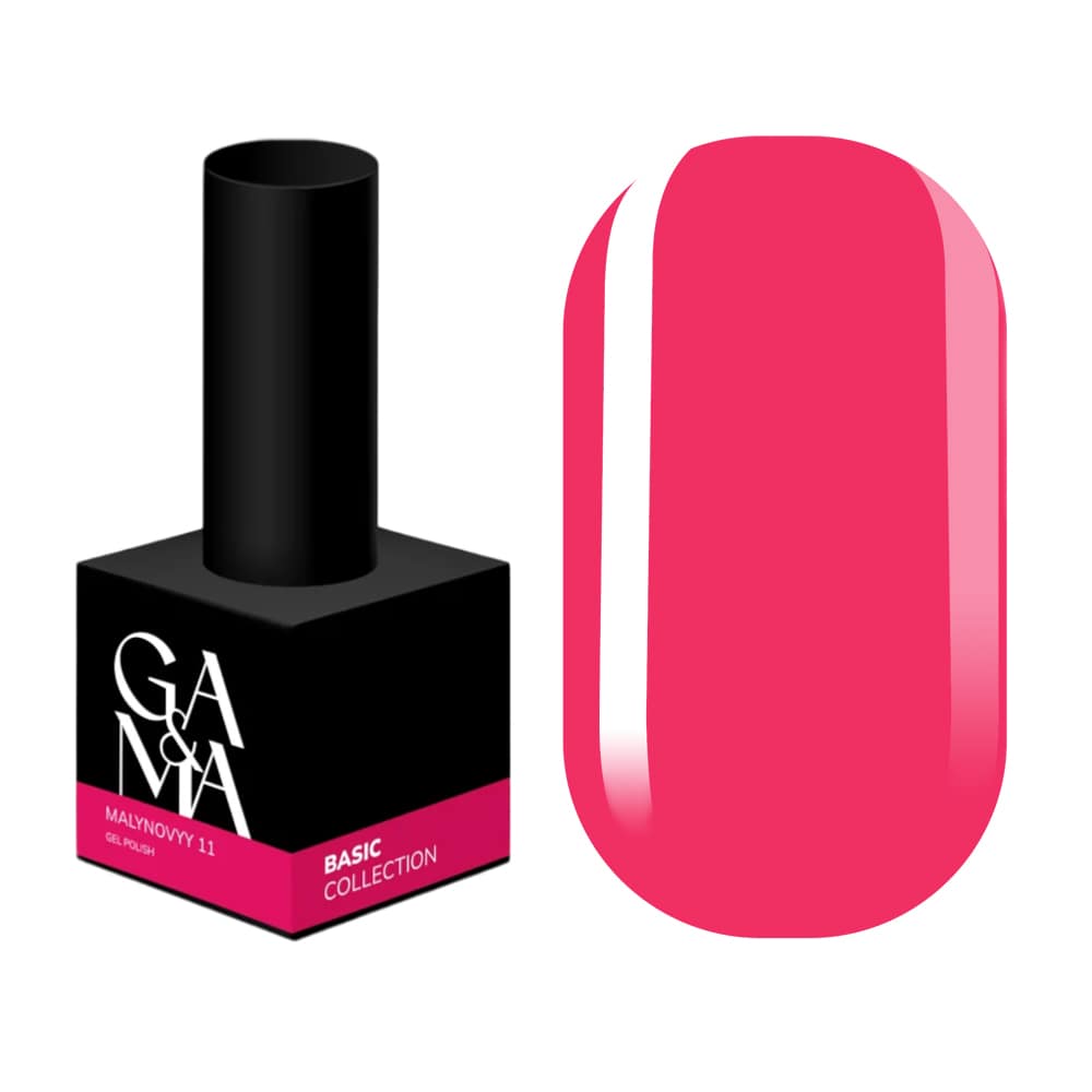 Гель-лак Ga&Ma №11 малиновий, 10 мл — фото 1