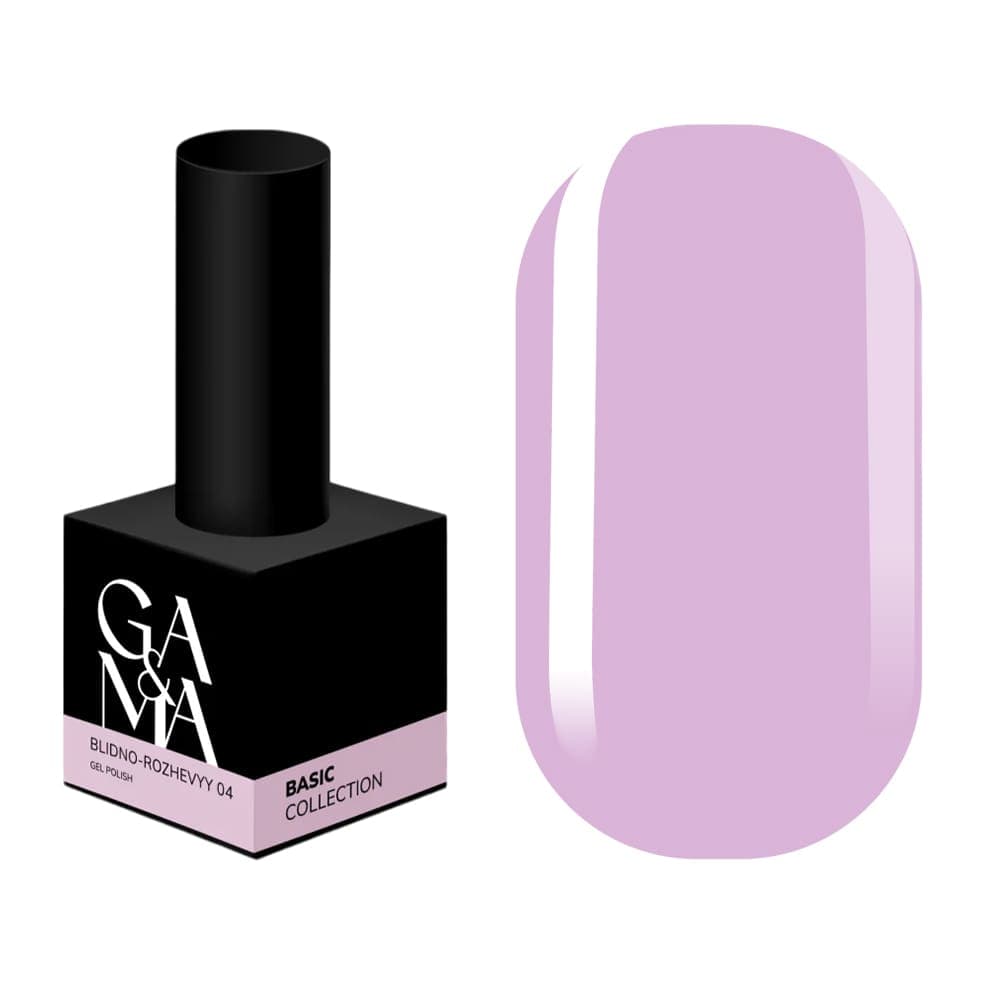 Гель-лак Ga&Ma №4 блідо-рожевий, 10 мл — фото 1