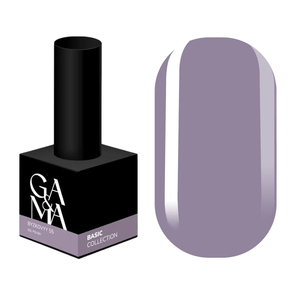 Гель-лак Ga&Ma №55 бузковий, 10 мл — фото 1