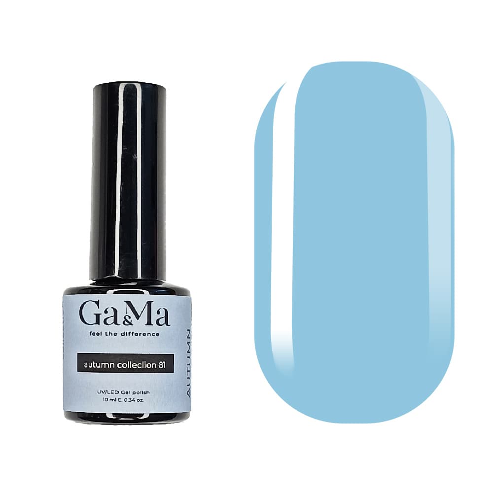 Гель-лак Ga&Ma Autumn collection Liquid pastel 81, 10 мл — фото 1