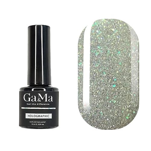 Гель-лак Ga&Ma Holographic Glitter №7, 10 мл