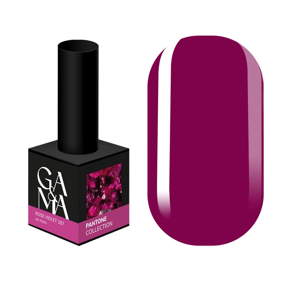Гель-лак Ga&Ma Rose Violet 187, 10 мл — фото 1