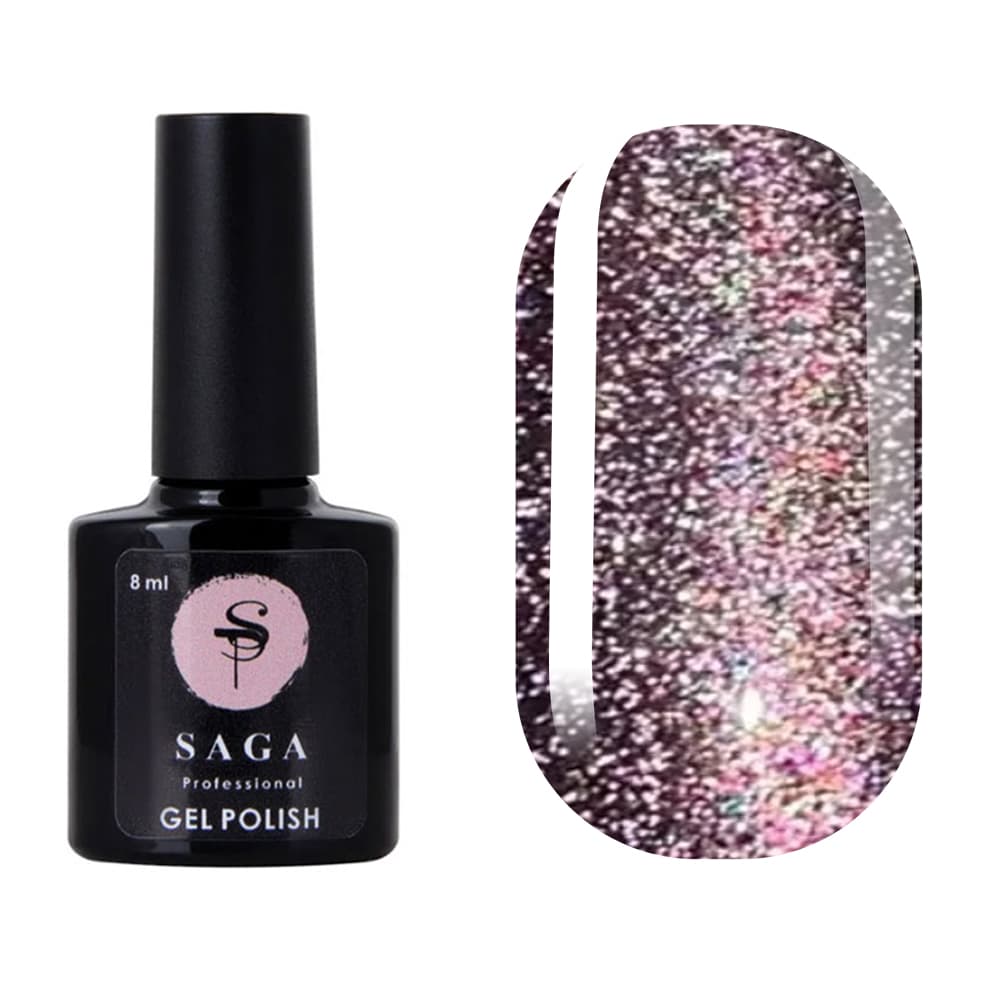 Гель-лак Saga Professional Cat Chameleon № 8 світловідбивний, 8 мл