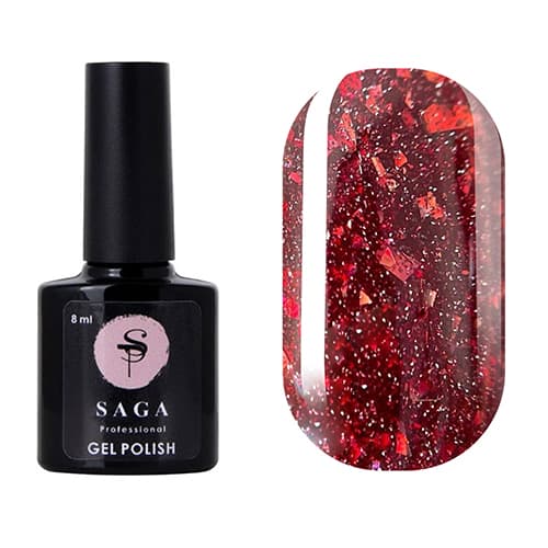 Гель-лак Saga Professional Fiery gel № 31 світловідбивний, 8 мл — фото 1