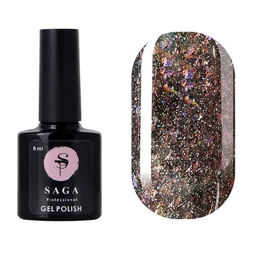 Гель-лак Saga Professional Fiery gel № 33 світловідбивний, 8 мл — фото 1