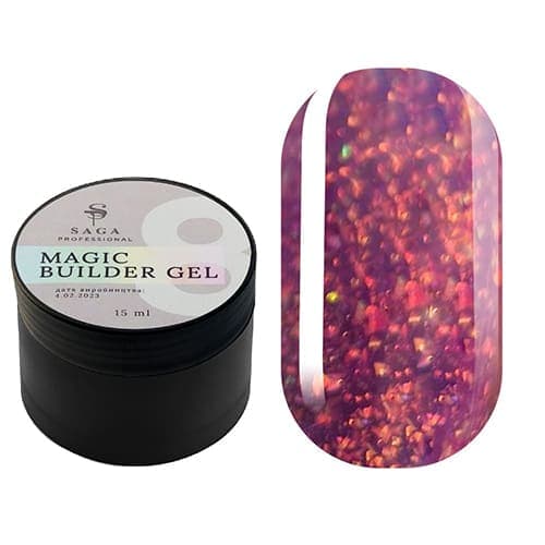 Гель SAGA Professional Builder Gel Magic 8, 15 мл — фото 1