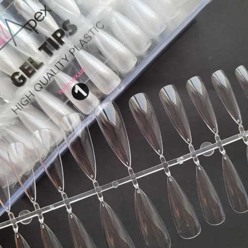 Гелеві типси NailApex №1 мигдаль, 24 шт.