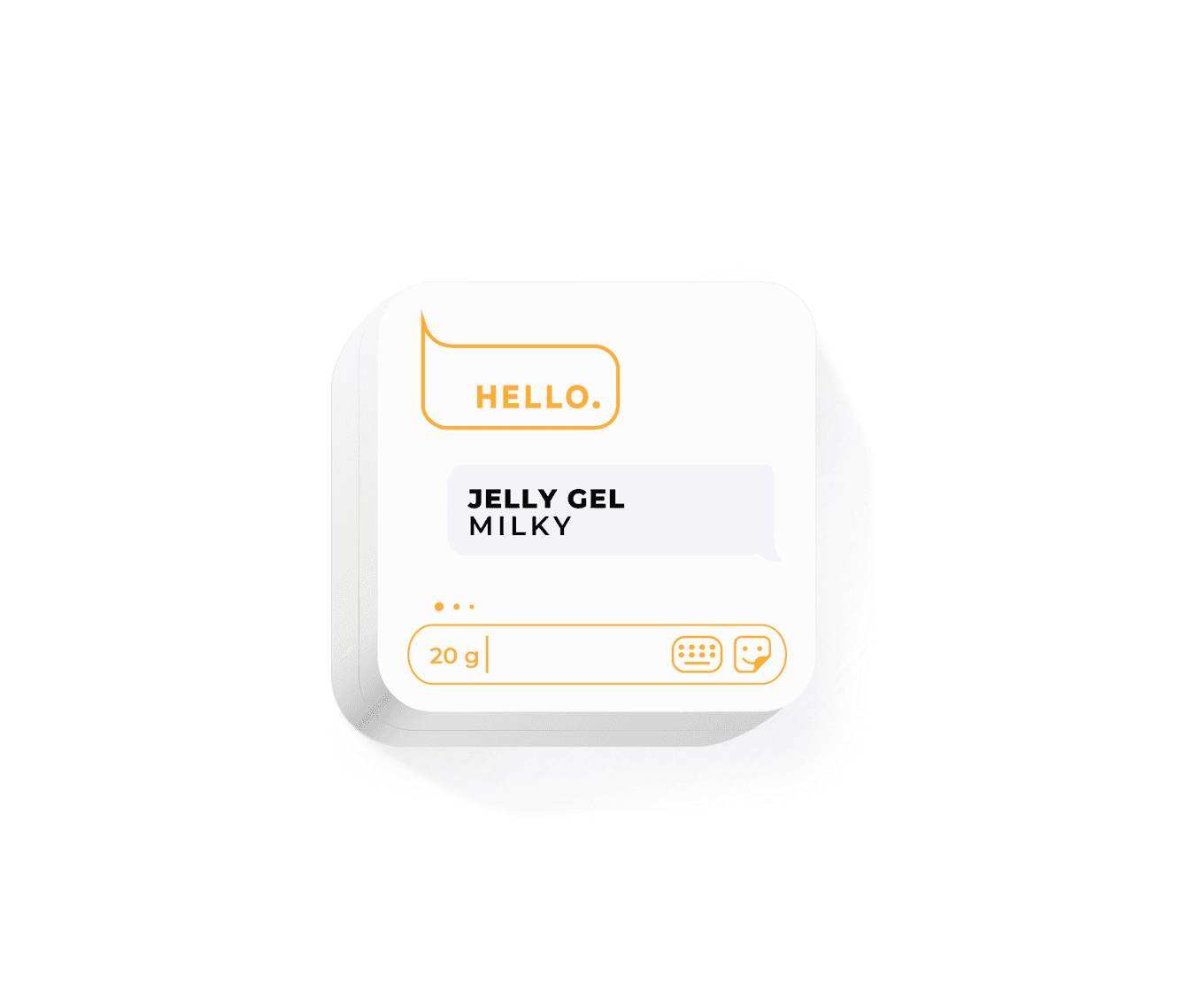 HELLO Jelly Gel "Milky", 20 g — фото 1