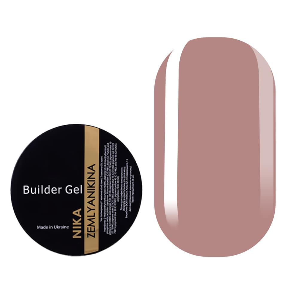 Камуфлюючий гель Nika Zemlyanikina Builder gel Light cover, 30 мл