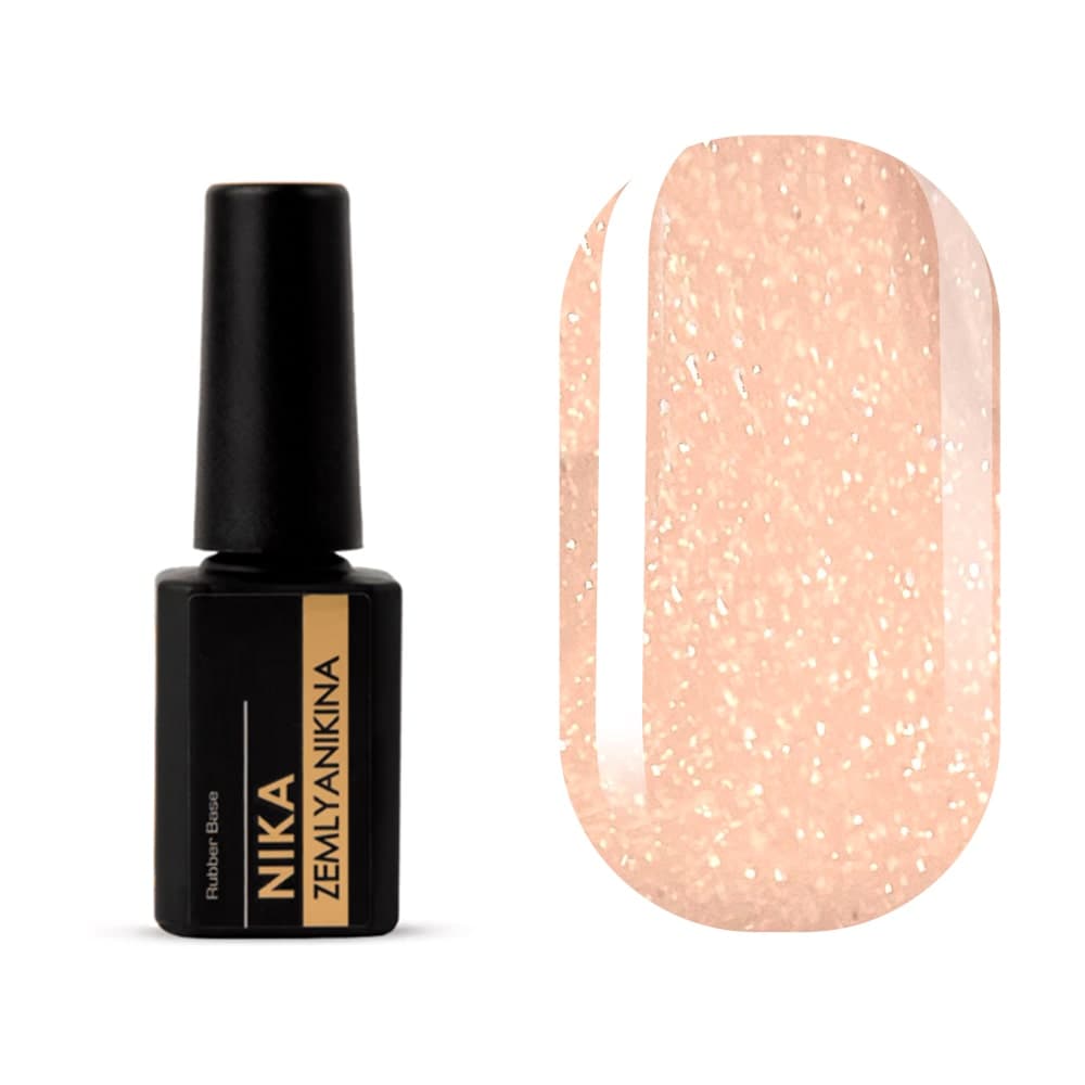 Каучукова база Nika Zemlyanikina Rubber base Shine White Coffee, 15 мл — фото 1
