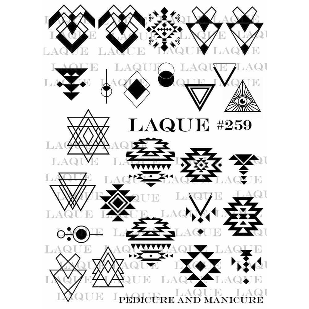 LAQUE слайдер дизайн для нігтів №259 (геометрія)