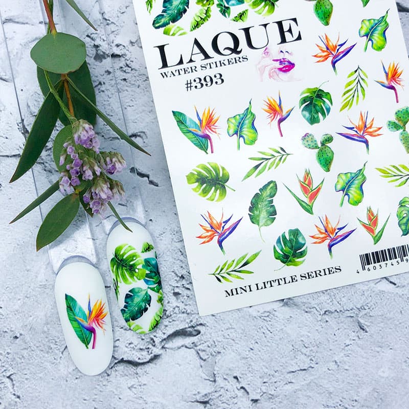 LAQUE слайдер дизайн для нігтів №393 (пелюстки)