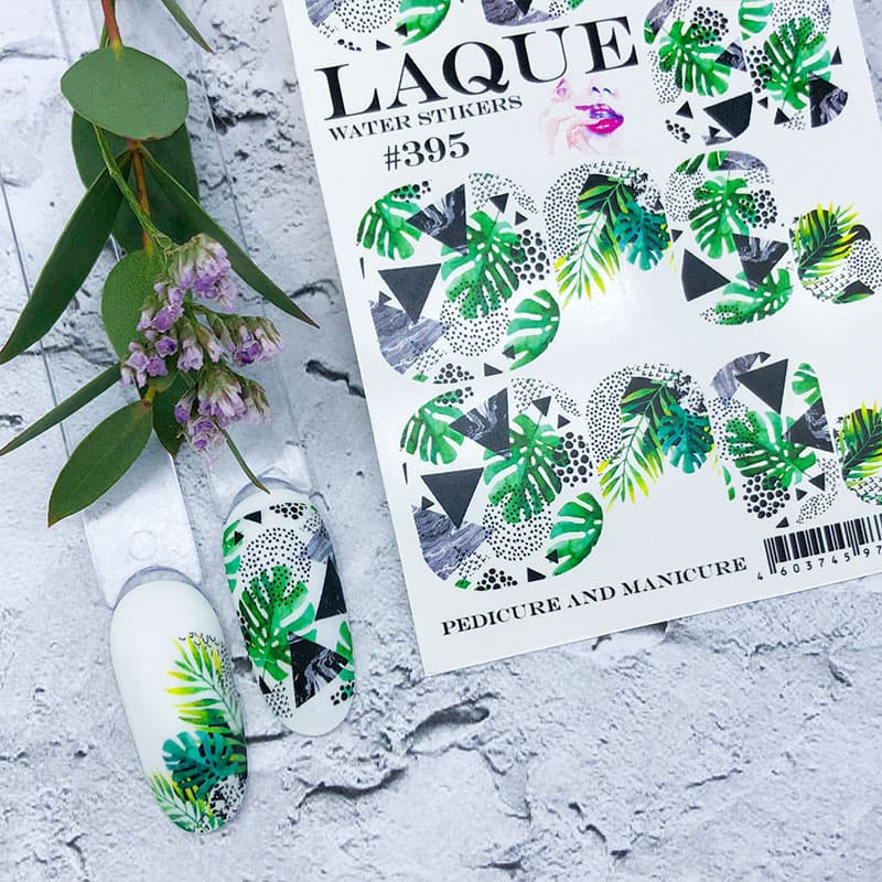 LAQUE слайдер дизайн для нігтів №395 (пелюстки)