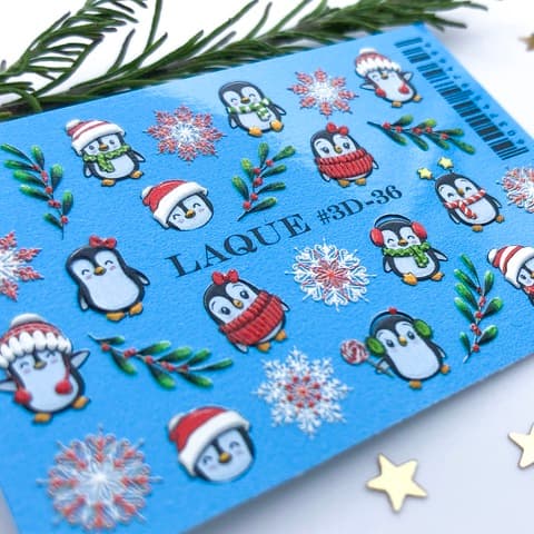 LAQUE слайдер дизайн для нігтів 3D-36