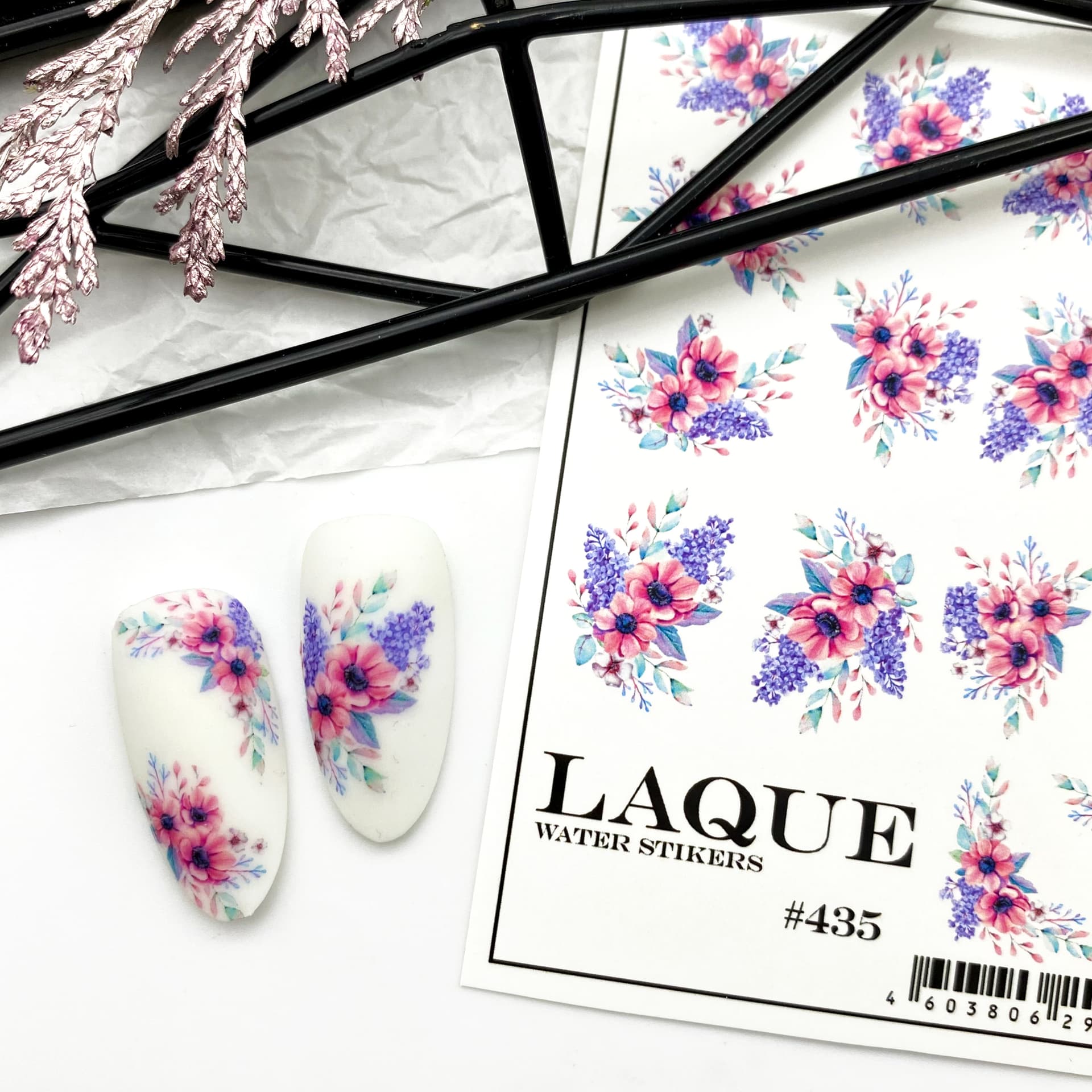 LAQUE слайдер дизайн для нігтів №435