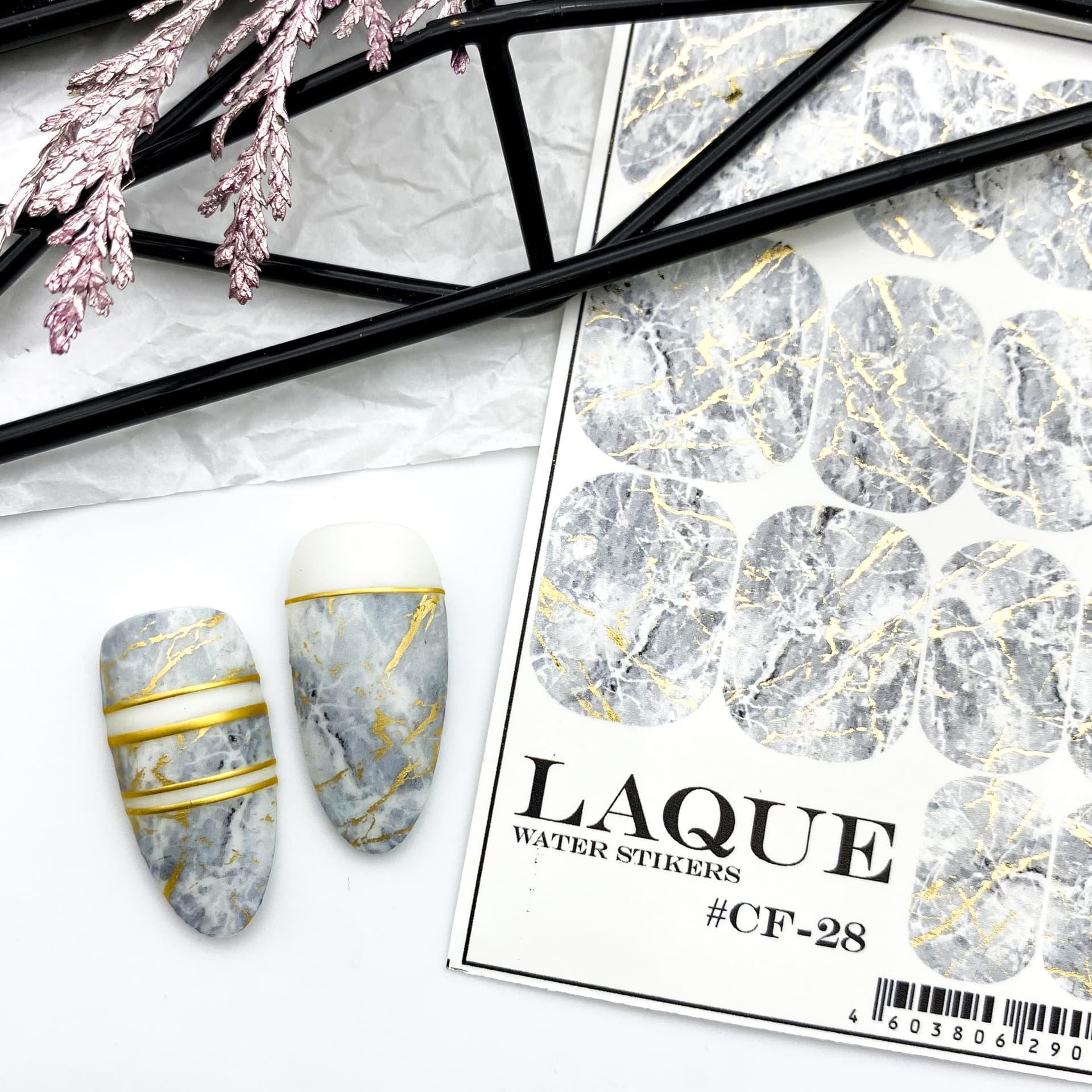 LAQUE слайдер-дизайн для нігтів CF-28