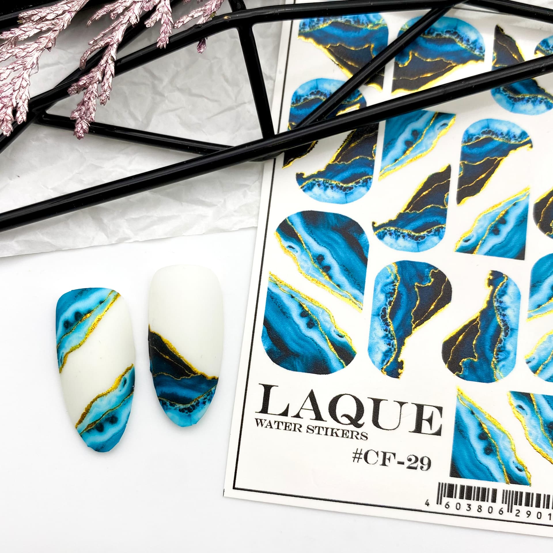 LAQUE слайдер-дизайн для нігтів CF-29