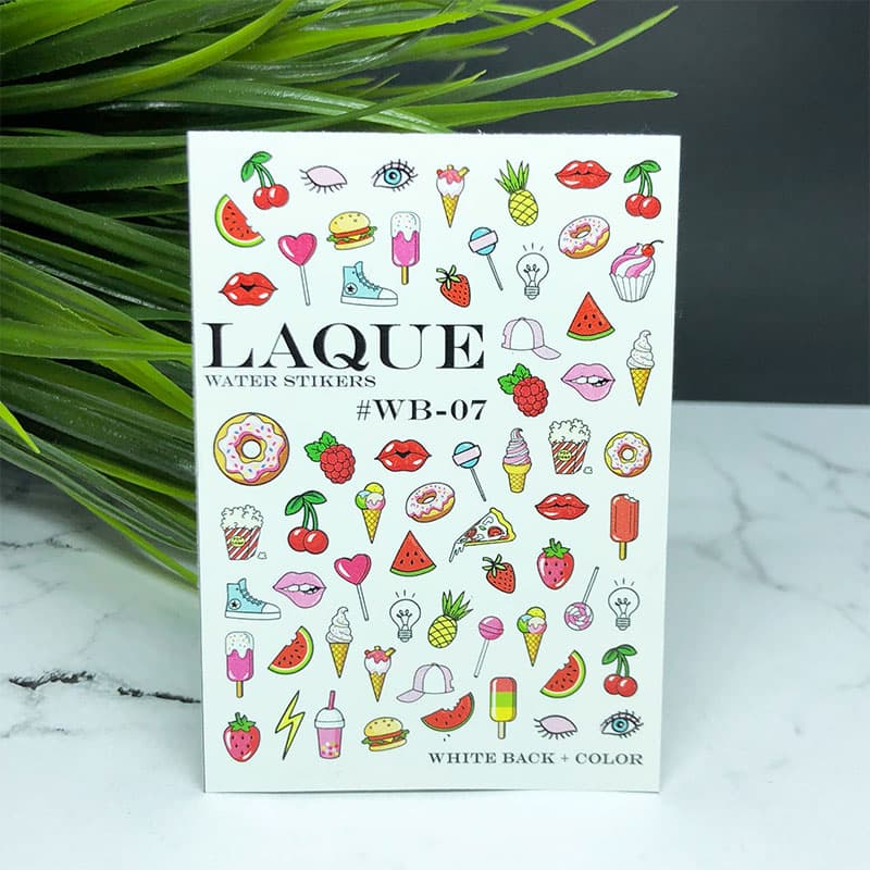 LAQUE слайдер дизайн для нігтів WB-07