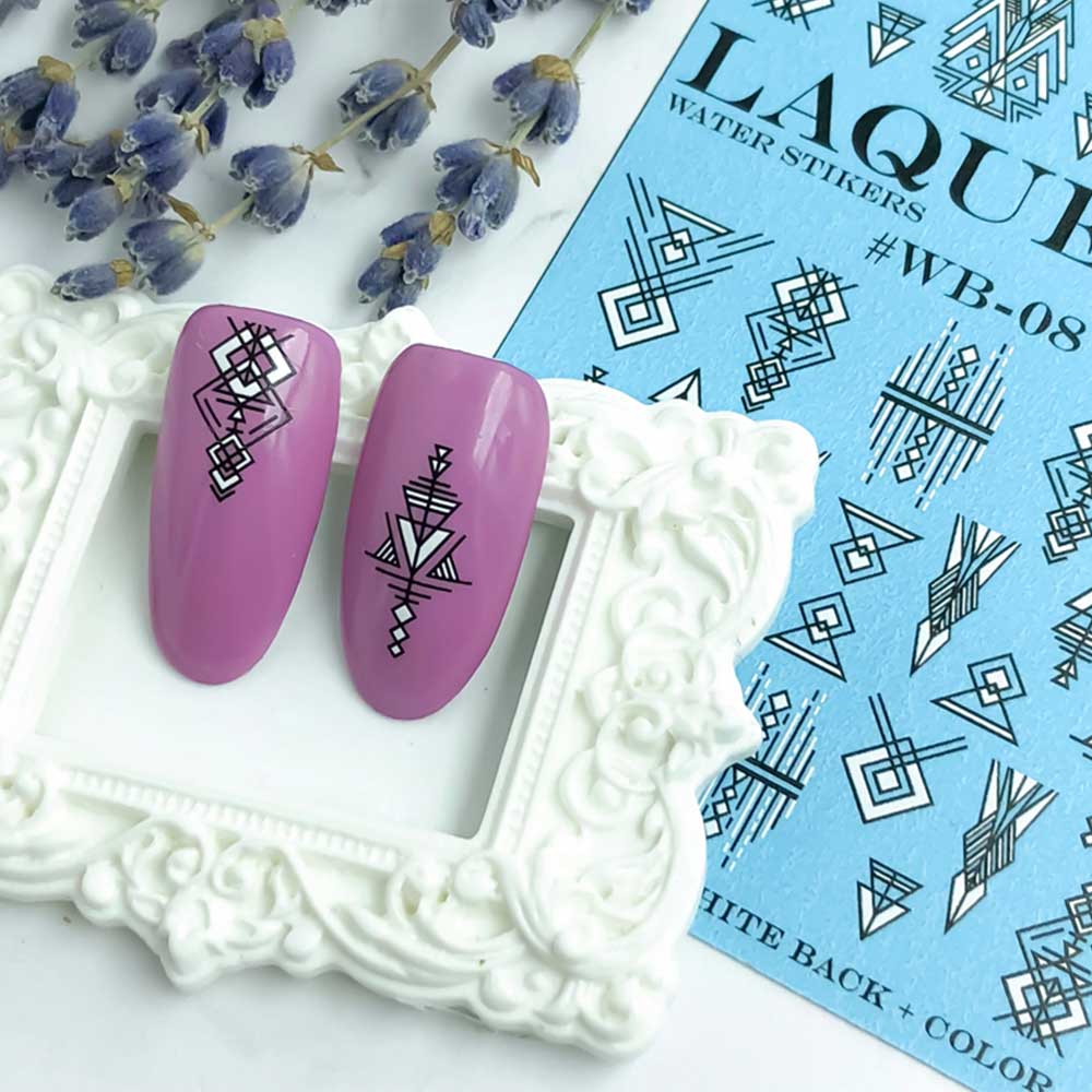 LAQUE слайдер дизайн для нігтів WB-08 (геометрія)