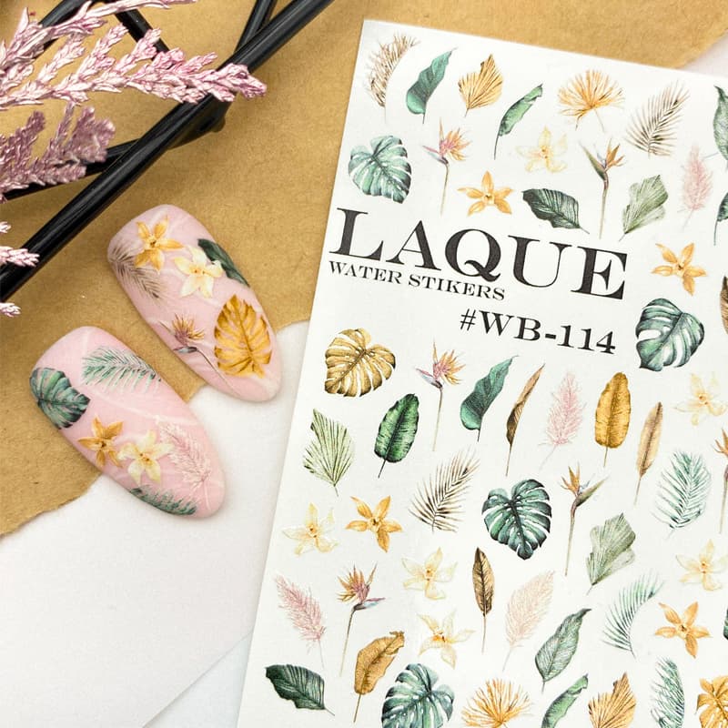 LAQUE слайдер дизайн для нігтів № WB-114