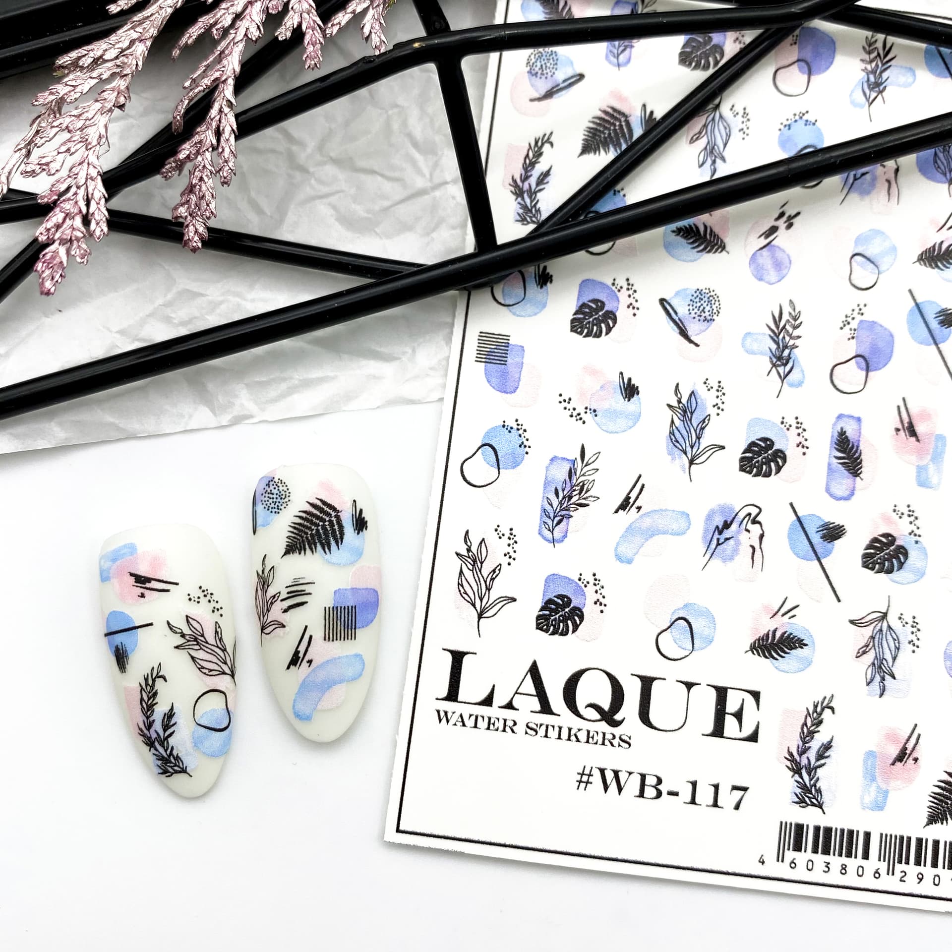 LAQUE слайдер дизайн для нігтів WB-117