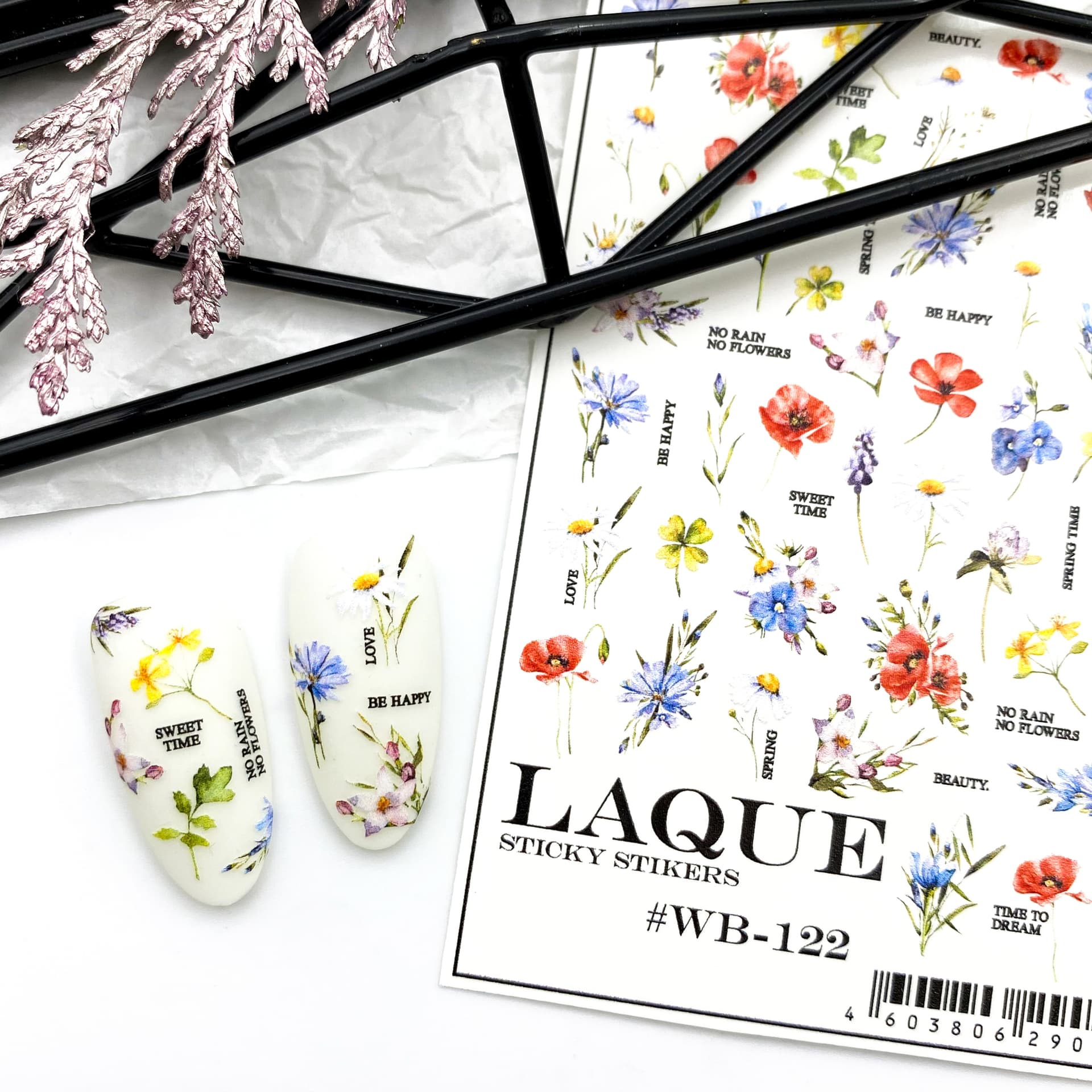 LAQUE слайдер дизайн для нігтів WB-122