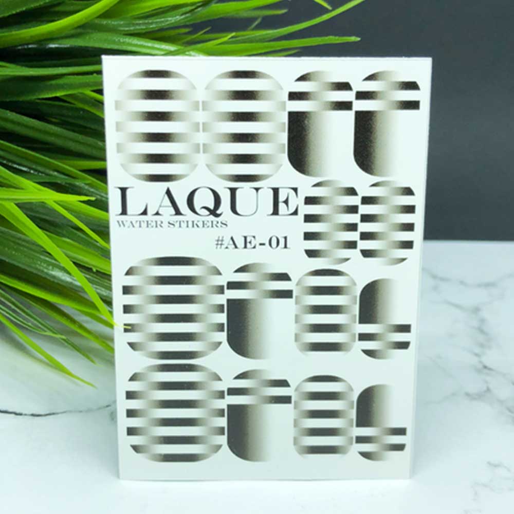 LAQUE слайдер дизайн з ефектом аерографії AE-01 (чорний)