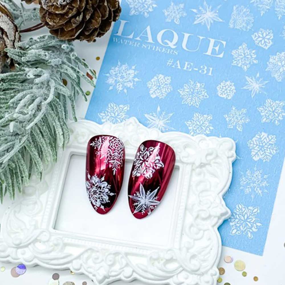 LAQUE слайдер дизайн з ефектом аерографії AE-31 (білий)