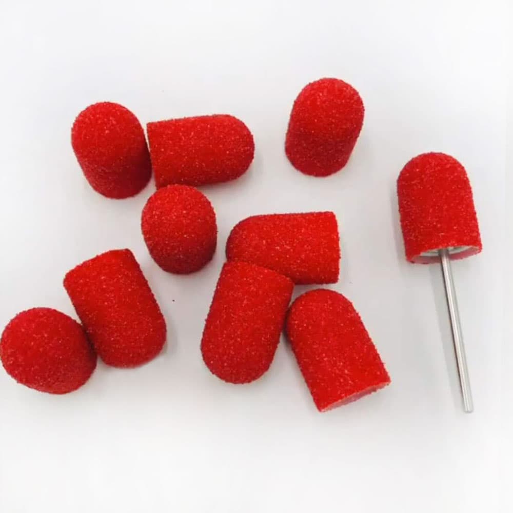 Multibor набір ковпачків 10 штук + 1 основа, 60 грит 13 мм — фото 1