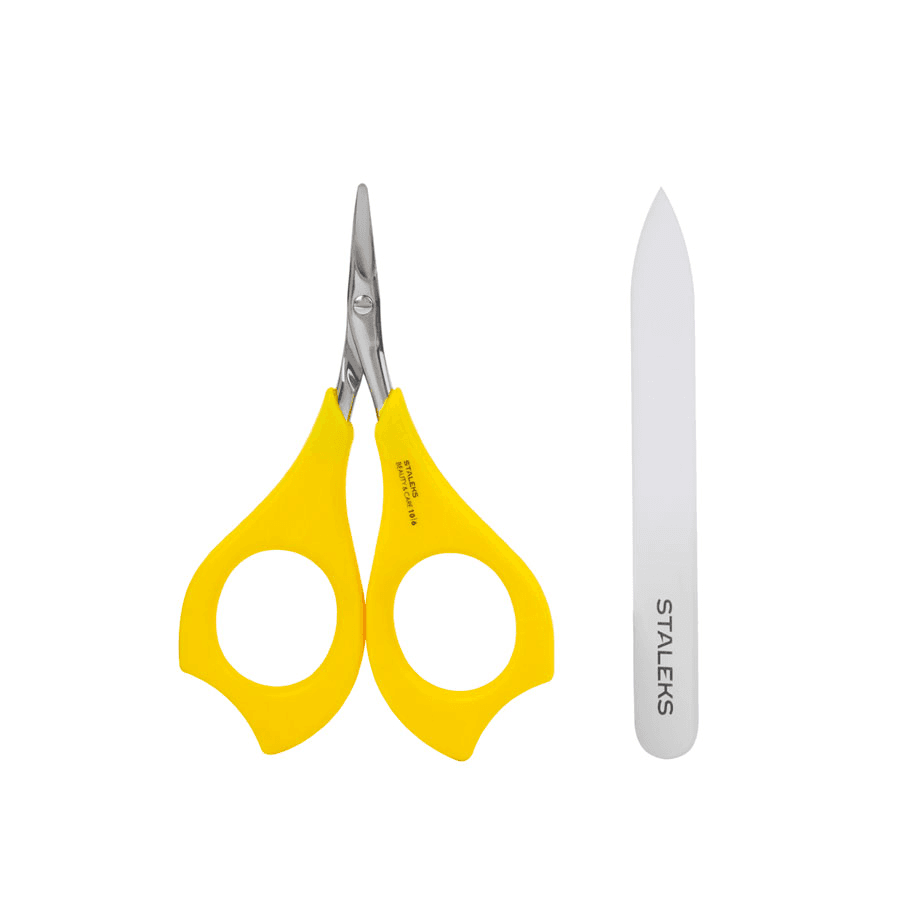 Набір манікюрний ножиці дитячі + пилка Staleks BEAUTY&CARE 10 TYPE 6 — фото 1