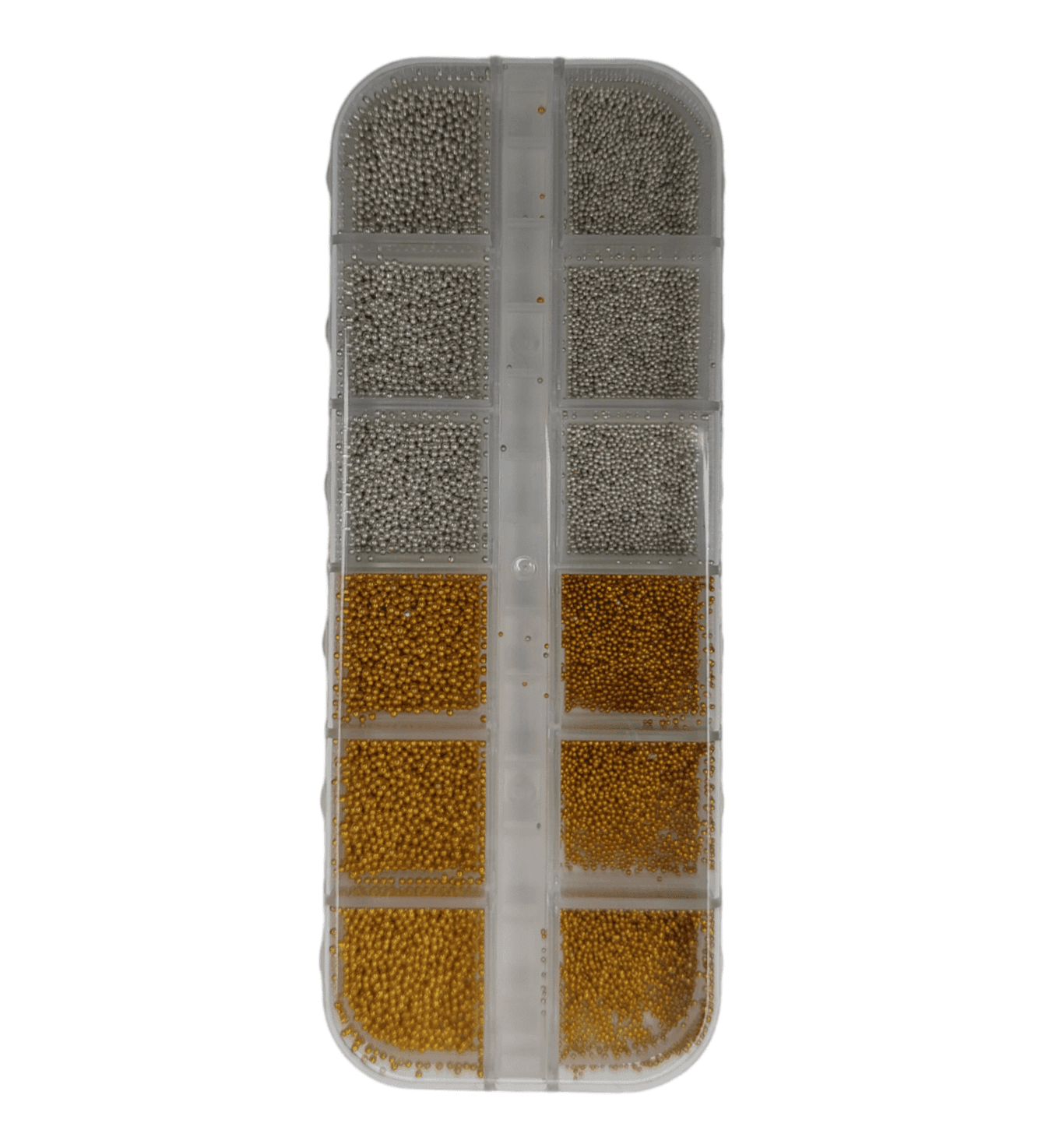 Набір металевої бульйонки, мікс квітів та розмірів, 12 шт. — фото 1