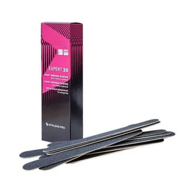 Набір змінних файлів для пилки прямої Staleks Expert 20, 240 гріт, (на м’якій основі), 30 шт
— фото 1