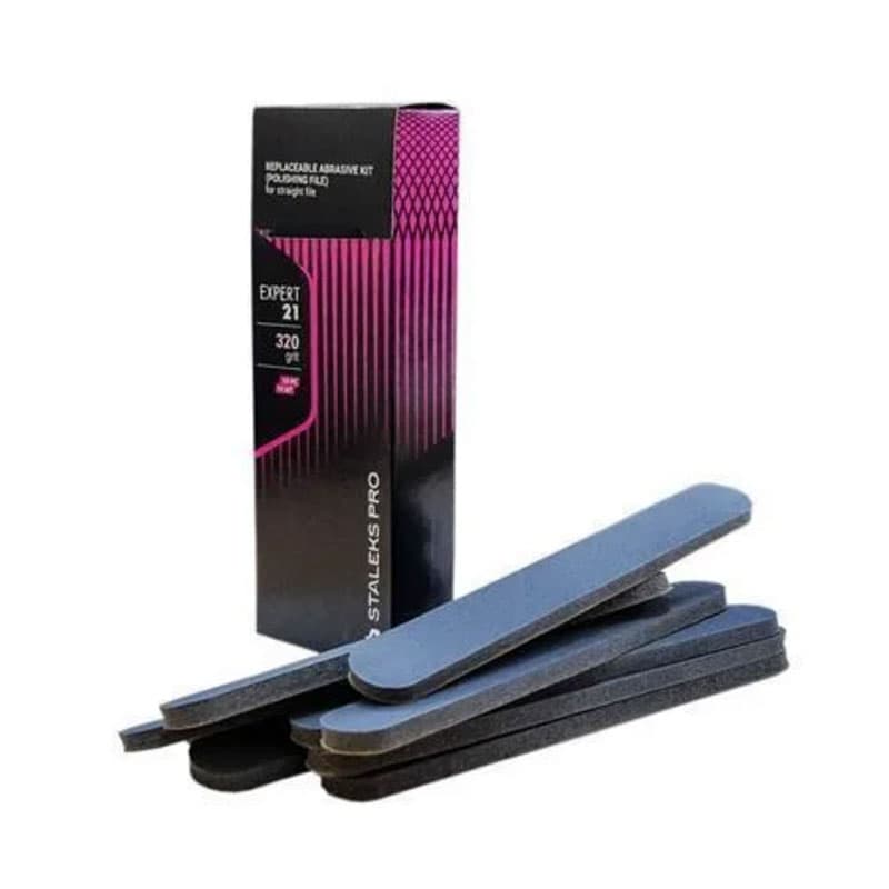 Набір змінних файлів для пилки прямої Staleks Expert 21, 320 гріт, (на пінній основі), 10 шт
— фото 1