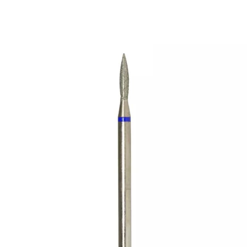 Насадка алмазна (243), полум’я, розмір (021) синій, 1 шт, 104.243.524.021 — фото 1