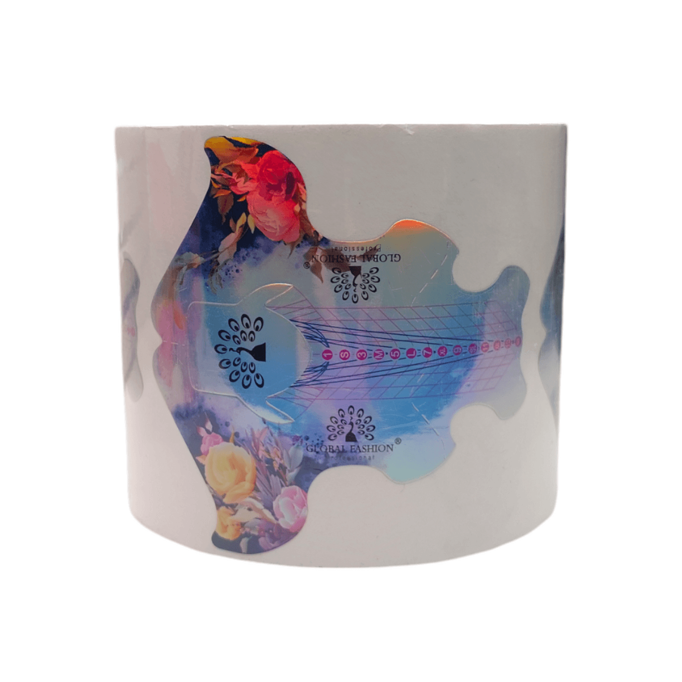 Нижні форми для нарощування Global Fashion, стилет, з розміткою, 300 штук — фото 1