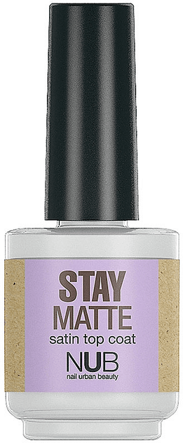NUB Stay Matte, матовий закріплювач для манікюрного лаку, 15 мл