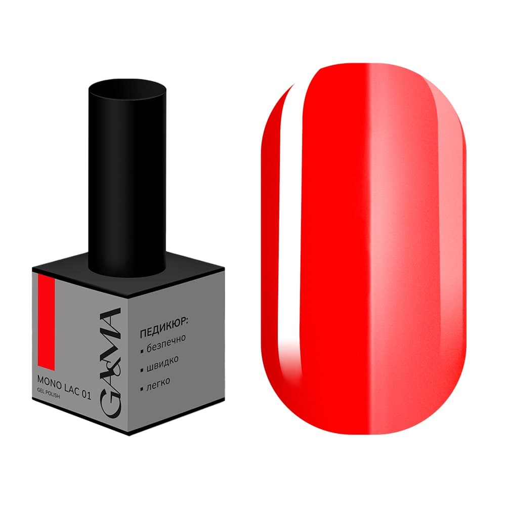 Однофазний гель-лак GA&MA Mono Lac №01, 6 мл