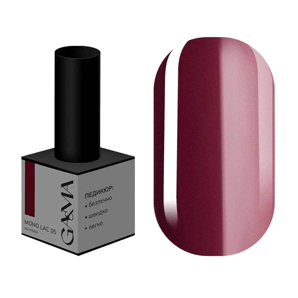 Однофазний гель-лак GA&MA Mono Lac №05, 6 мл — фото 1