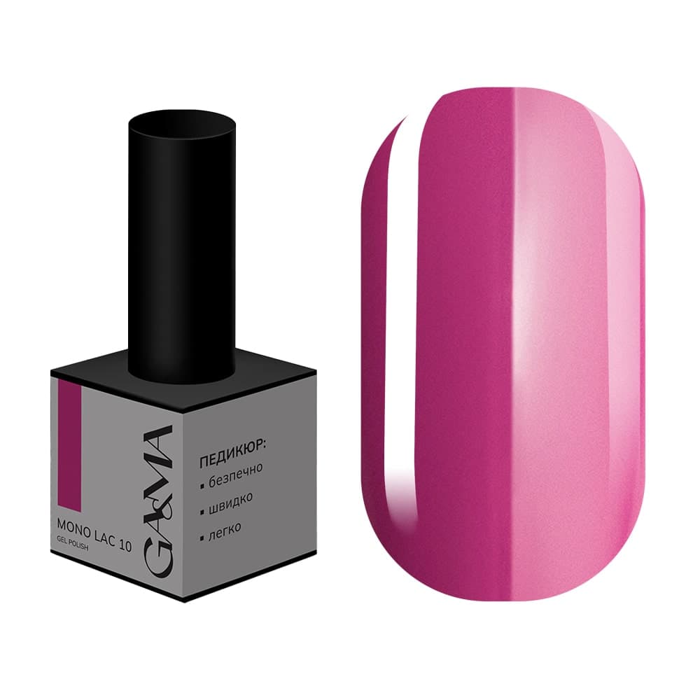 Однофазний гель-лак GA&MA Mono Lac №10, 6 мл