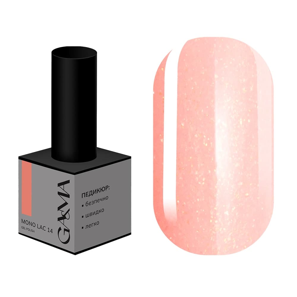 Однофазний гель-лак GA&MA Mono Lac №14, 6 мл — фото 1