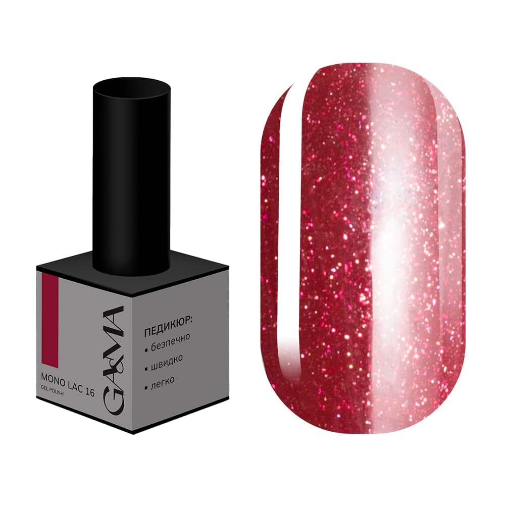 Однофазний гель-лак GA&MA Mono Lac №16, 6 мл