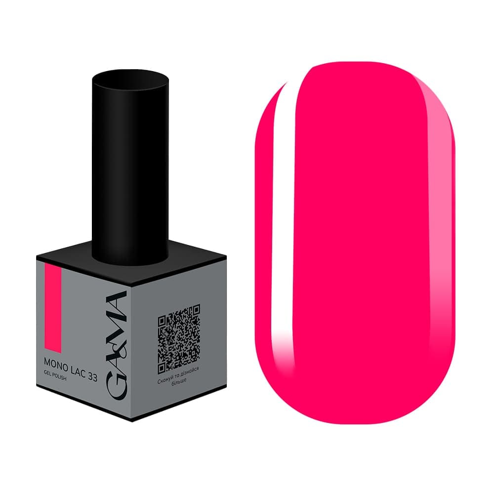 Однофазний гель-лак GA&MA Mono Lac №33, 6 мл