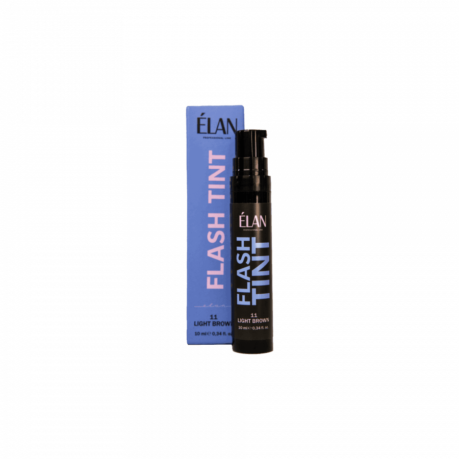 Оклюзивна система фарбування брів та вій ELAN «FLASH TINT» 11 light brown — фото 1