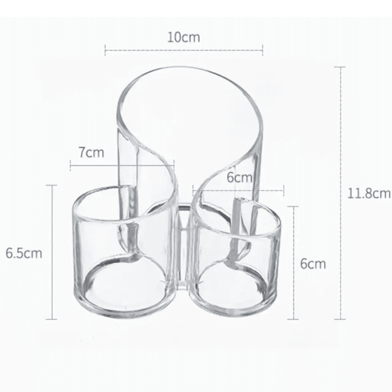 Органайзер косметический 3 ячейки 2207 — фото 1