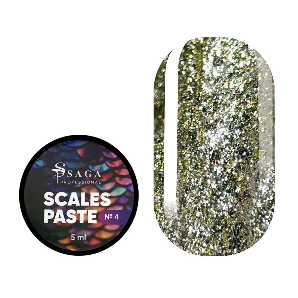 Паста для дизайну Saga Professional Scales Paste №04, 5 мл — фото 1