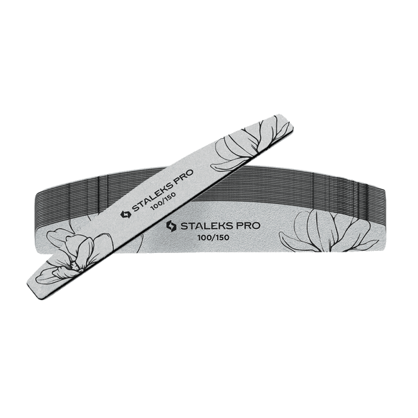 Пилка STALEKS півмісяць мінеральна EXPERT 40, 100/150 грит (25 шт) — фото 1
