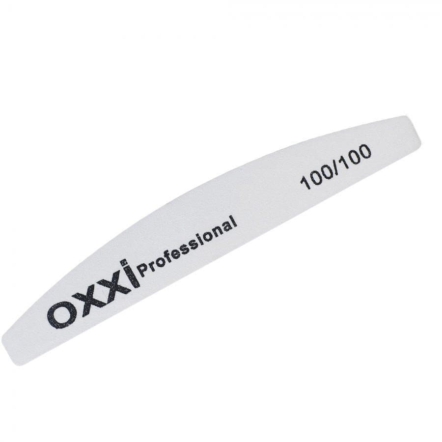 Пилочка для нігтів Oxxi Professional 100/100, півкруг — фото 1