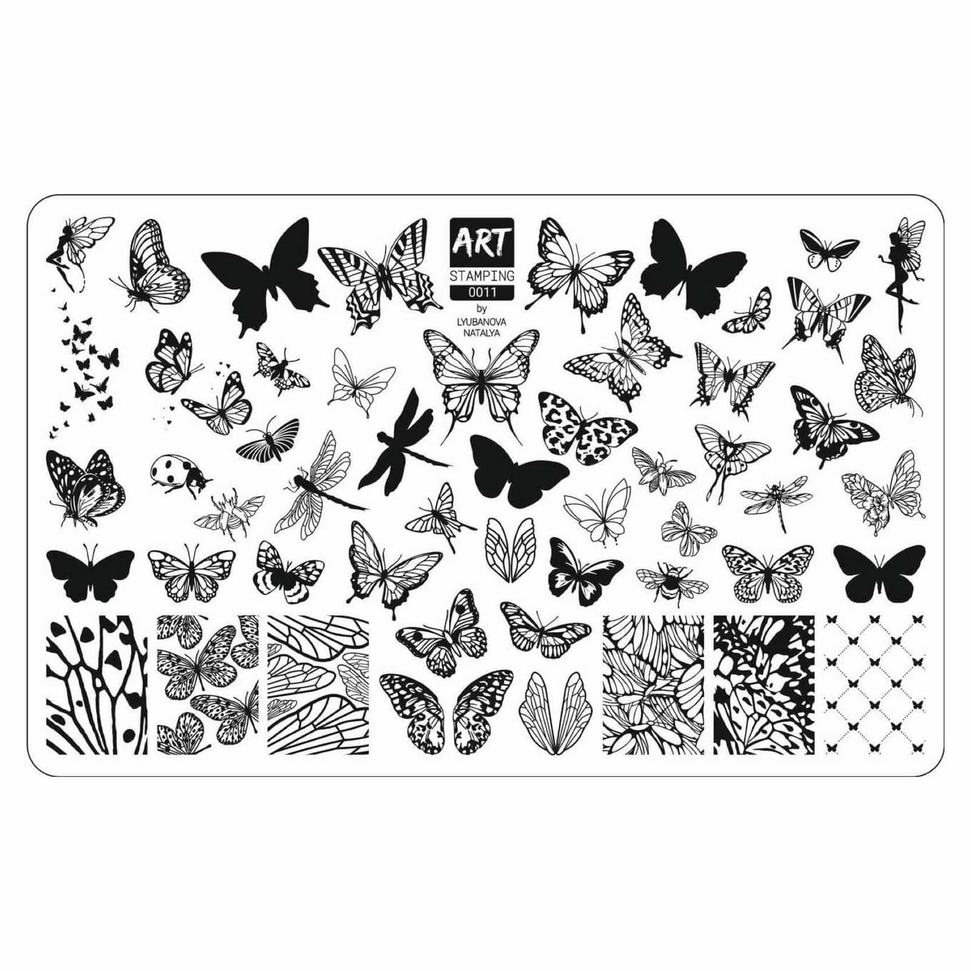 Пластина для стемпінгу Art Stamping №11